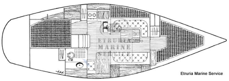 Beneteau Idylle 11.50 - Photo Drawing 1