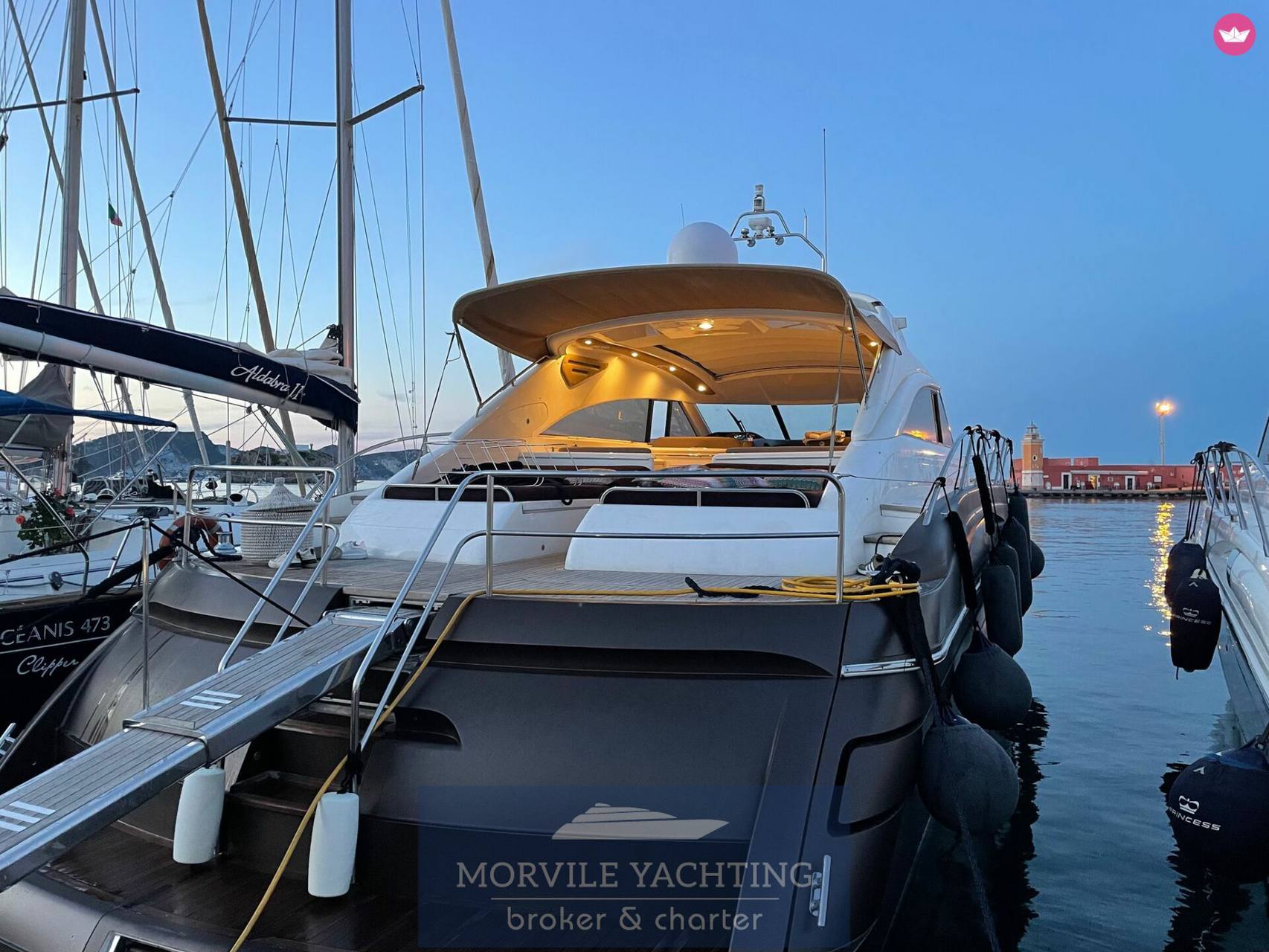 Princess V65 Motor boat charter
