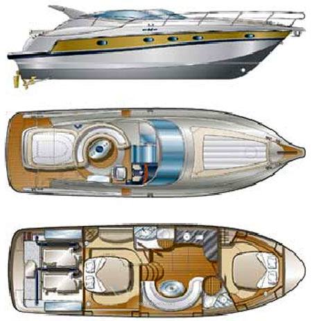 Rio yachts Rio 44 ht Motorboot gebraucht zum Verkauf