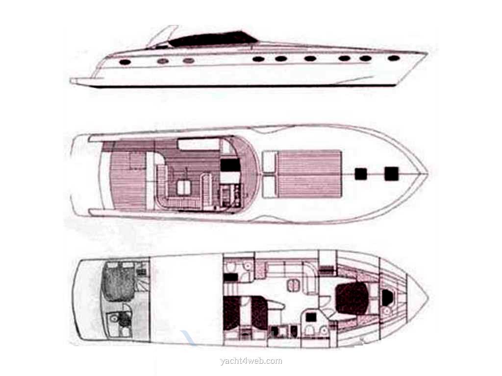 Rizzardi 53 top line Motorboot gebraucht zum Verkauf