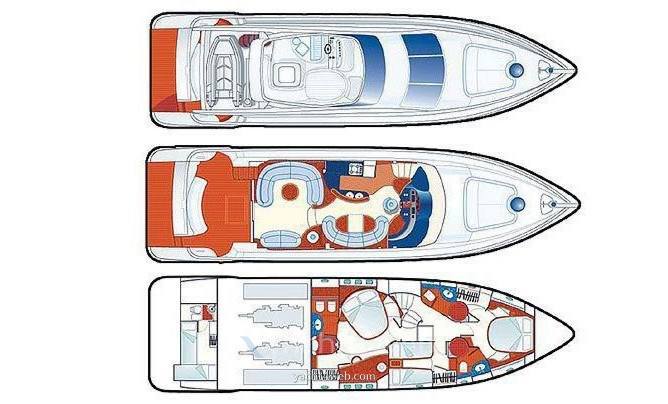 Azimut yachts Azimut 62 fly قارب بمحرك مستعملة للبيع