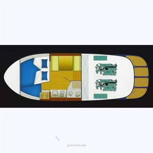Di Donna Serapo 33 cabin Barca a motore usata in vendita