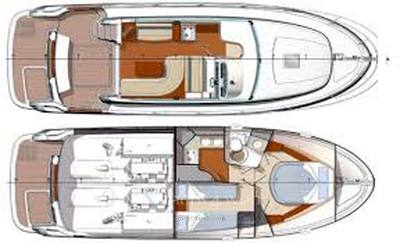 Jeanneau Prestige 36 fly Motorboot gebraucht zum Verkauf