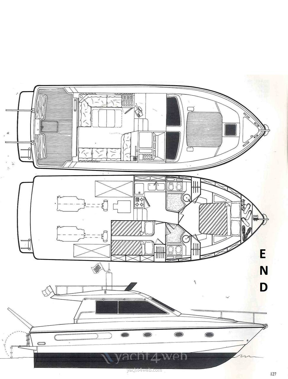 Ferretti craft Ferretti 36 fly 机动船 用于销售