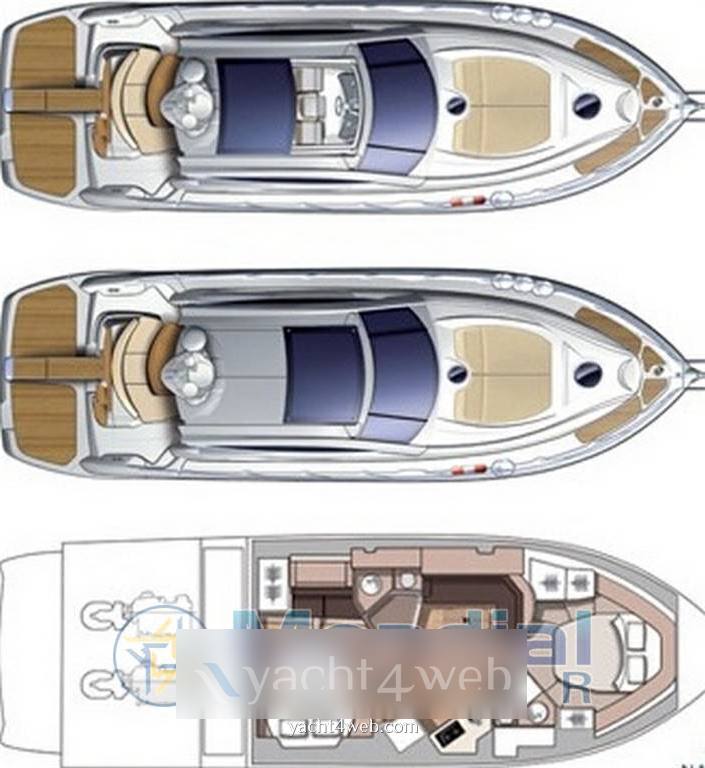 Cranchi Mediterranee 43 ht Моторная лодка используется для продажи
