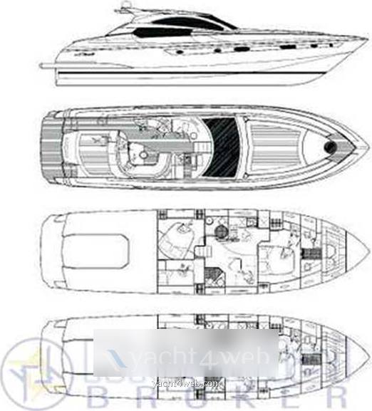 Rizzardi Incredible 45 Моторная лодка используется для продажи