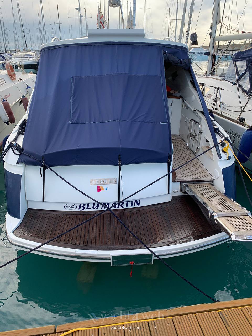 BLU MARTIN 13,50 sun top ht Motorboot gebraucht zum Verkauf