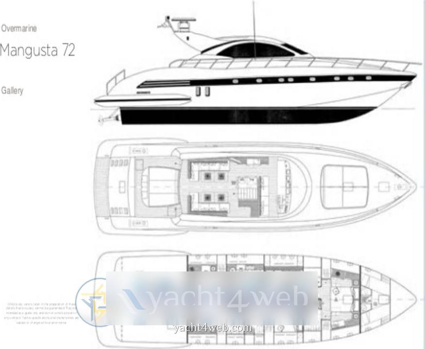 Overmarine spa Mangusta 72 机动船 用于销售