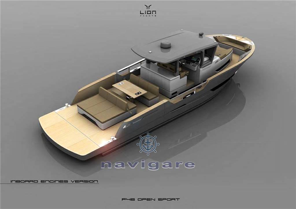 Lion yachts F46 open sport