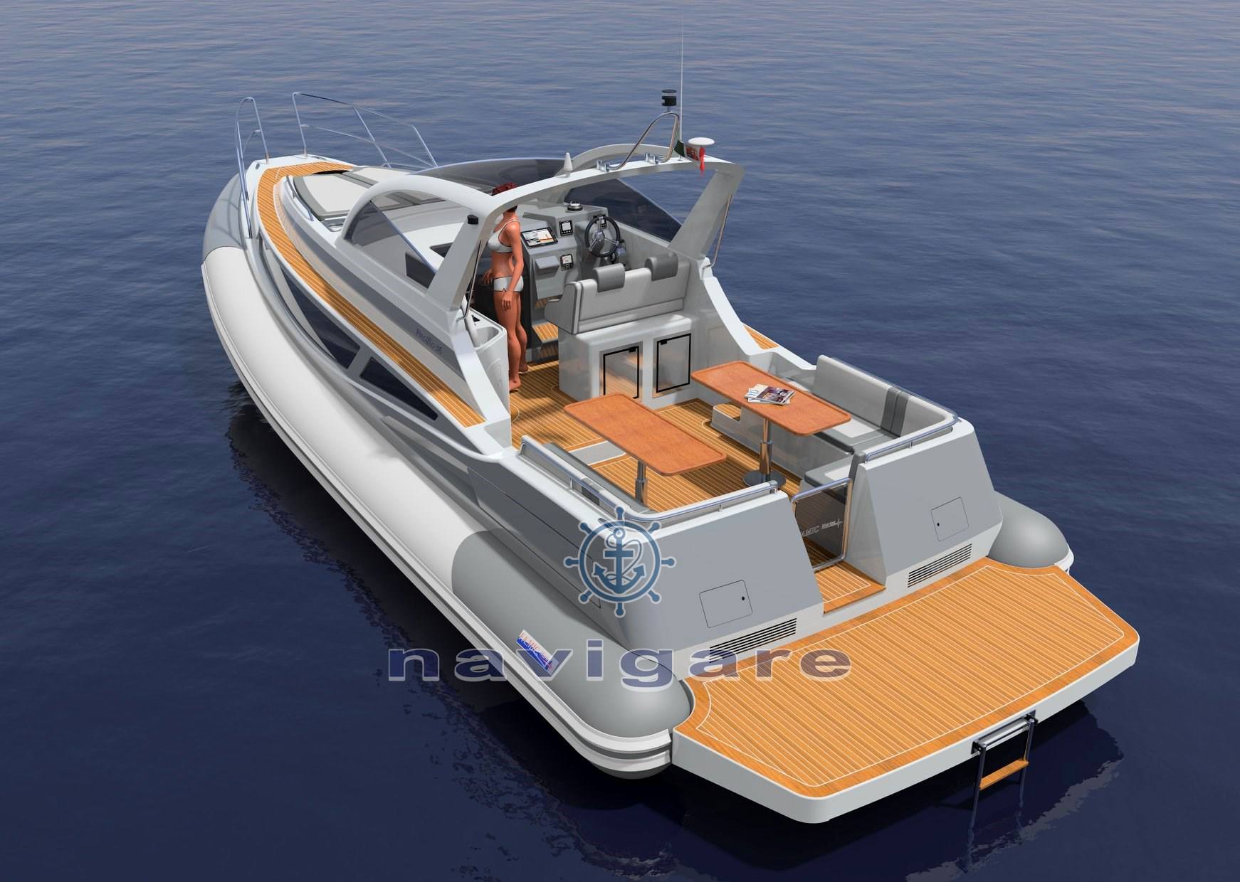 Famic marine Pacific 36 elegant barco a motor