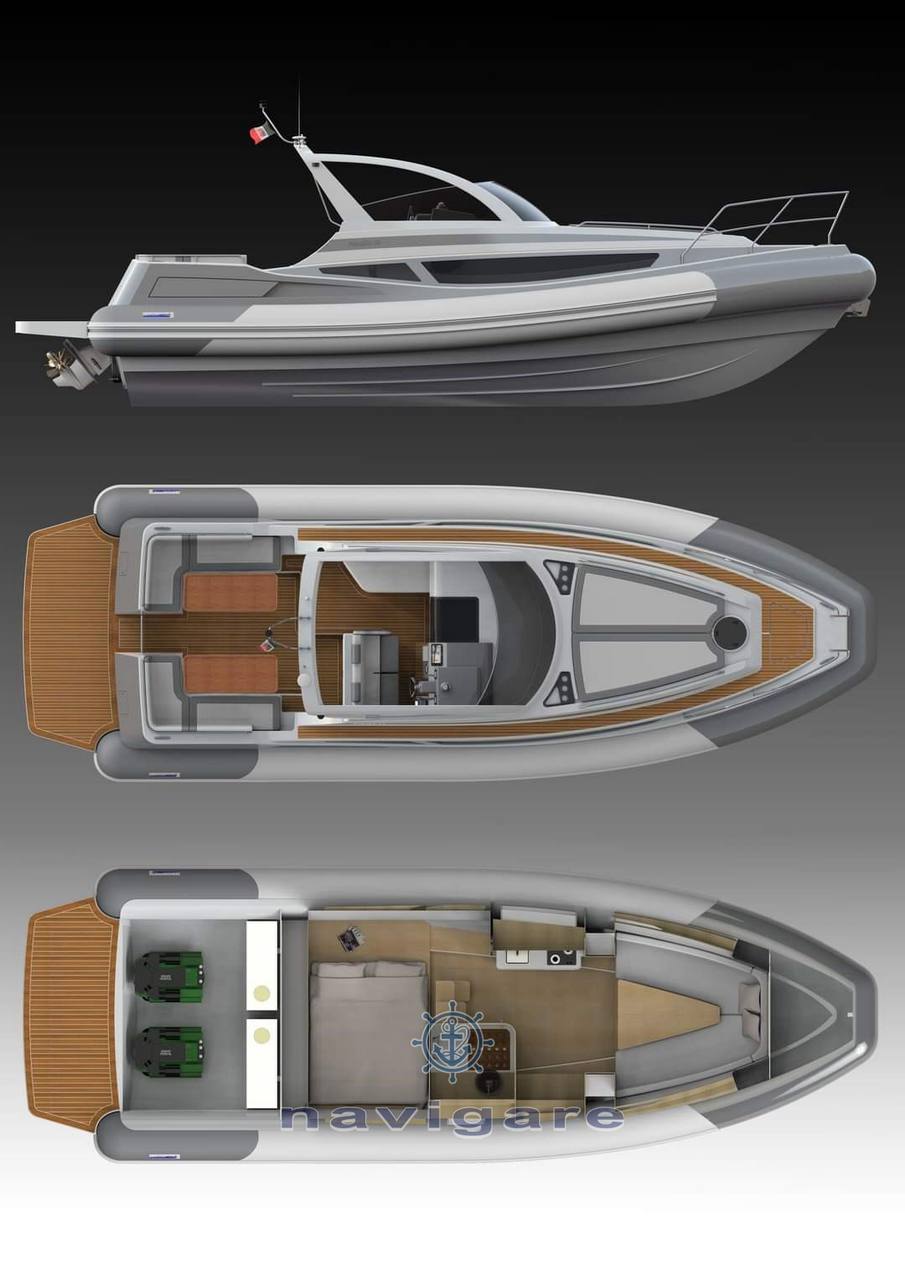 Famic marine Pacific 36 elegant barco a motor