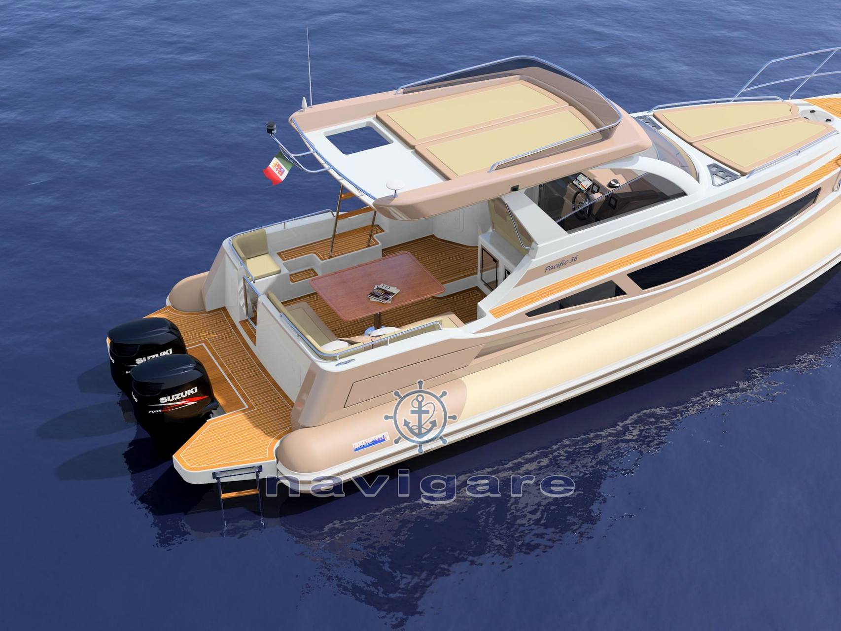 Famic marine Pacific 36 fly Nuevo