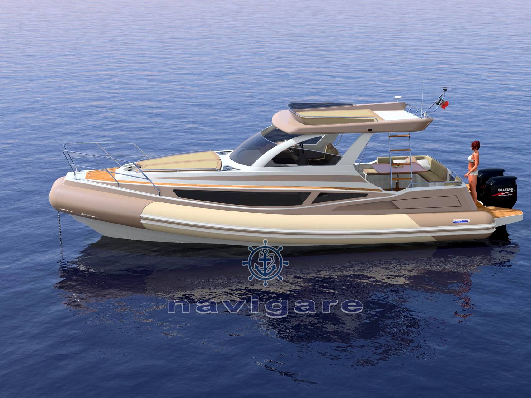 Famic marine Pacific 36 fly Outros Novo