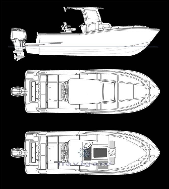 Tuccoli Marine T250 capraia calarossa يستخدم