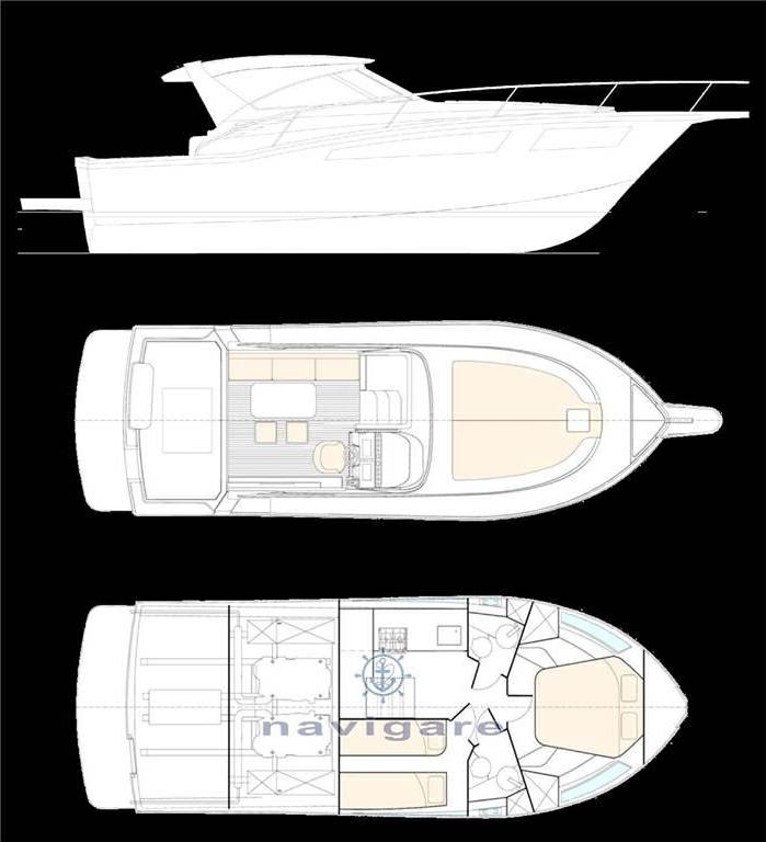 Tuccoli Marine T370 sparviero Barco de motor Vendo nuevo