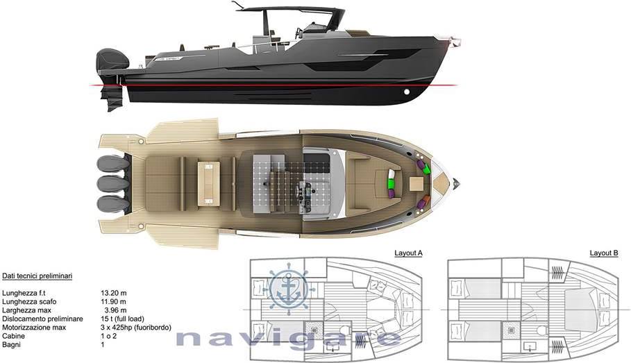 Lion yachts Open sport 4.5 Autres Nouveau