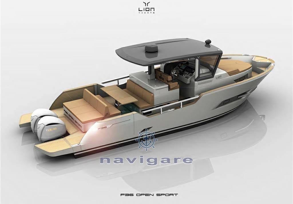 Lion yachts F36 open sport nuovo