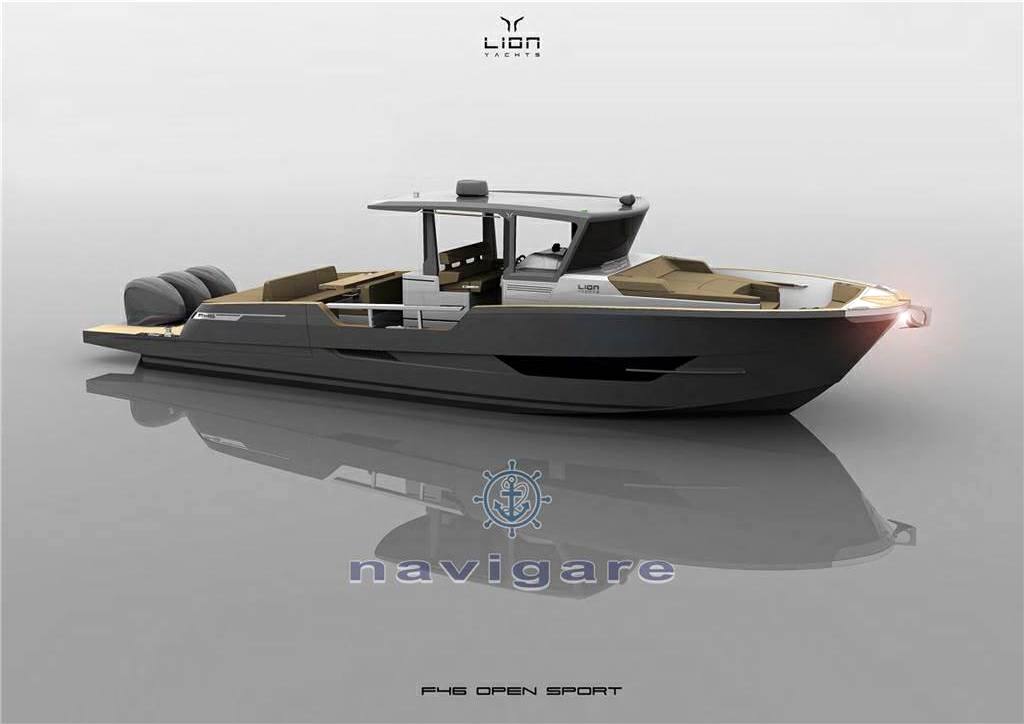 Lion yachts F46 open sport barco de motor