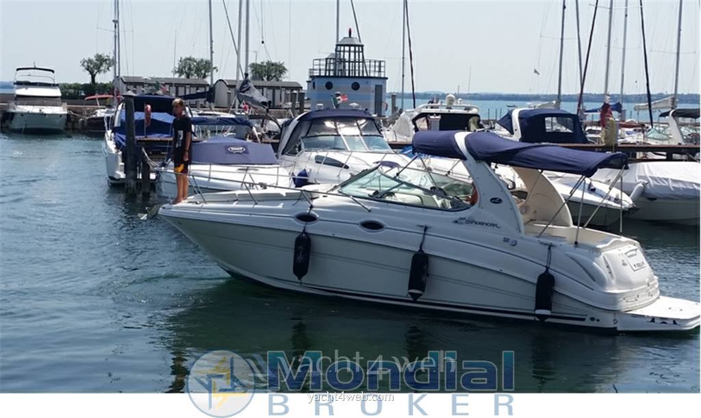 Noleggio rent sea ray Sundancer 315 con patente sul lago di garda Barco a motor carta
