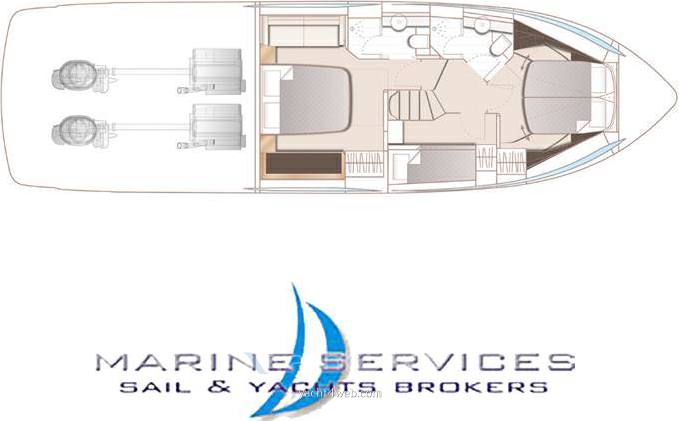 Princess F50 barco de motor