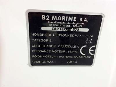 B2 marine B2 marine Cap ferret 572 cc