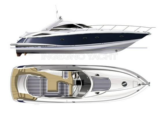 Sunseeker Portofino 53 mk2 Моторная лодка используется для продажи