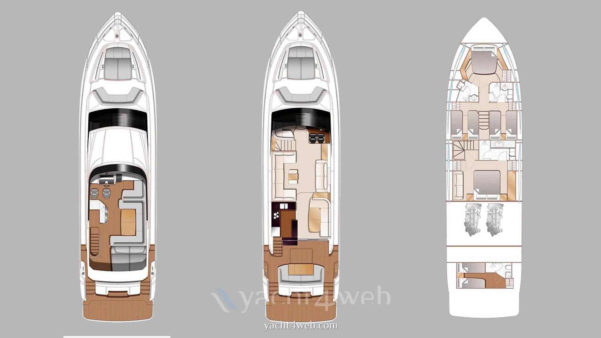 Princess F70 Barca usata in vendita