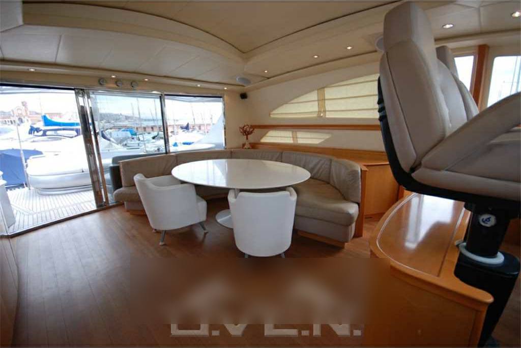 Pershing 88' hard top Inside