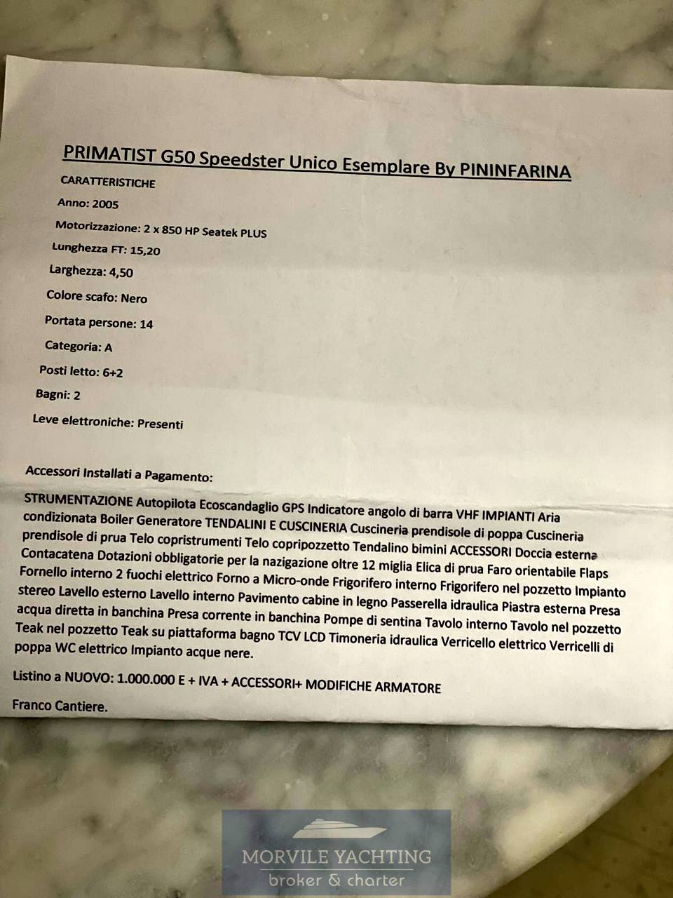 Primatist G 50 speedster