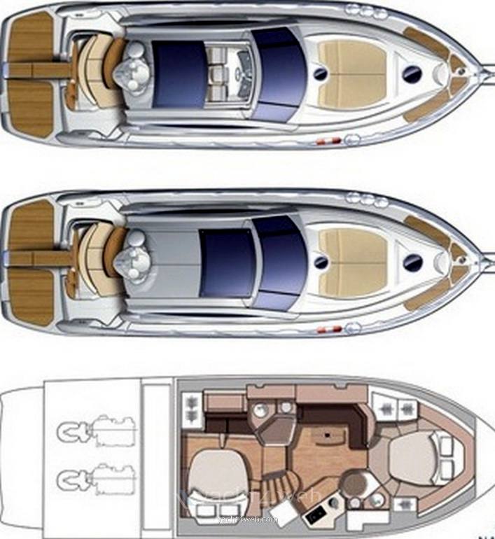 Cranchi Mediterranee 43 ht Motorboot gebraucht zum Verkauf