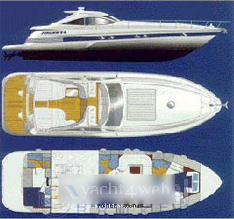 Cantieri navali delladriatico Pershing 54 قارب بمحرك مستعملة للبيع