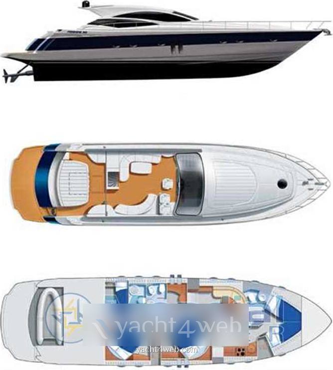 Pershing spa Pershing 62 ht Motorboot gebraucht zum Verkauf