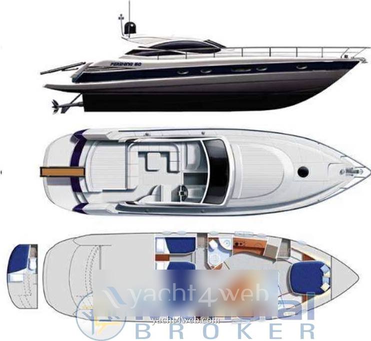 Pershing spa P50 Motorboot gebraucht zum Verkauf