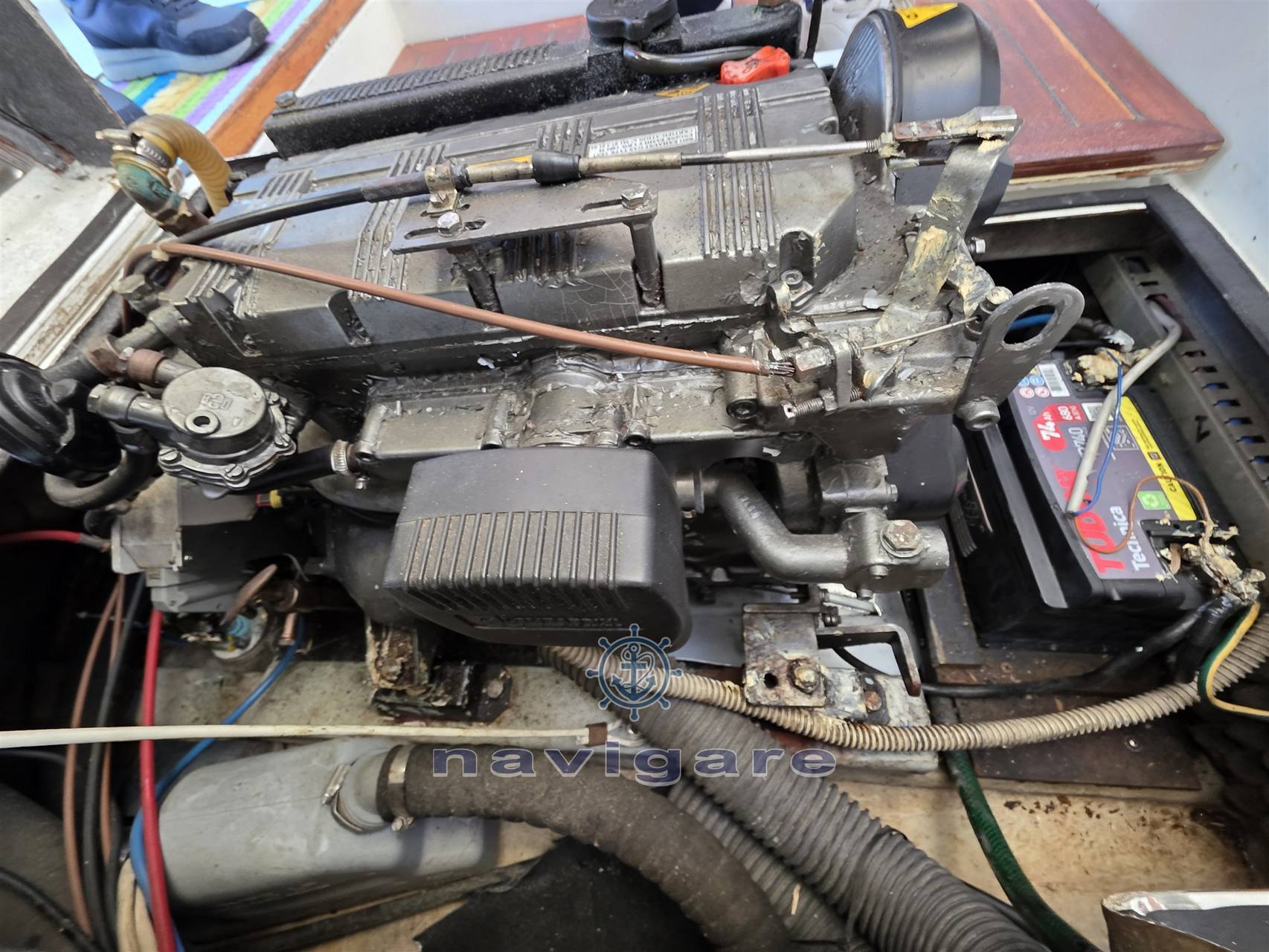 Ala blu Proteo 23 fisherman Barca a motore usata in vendita