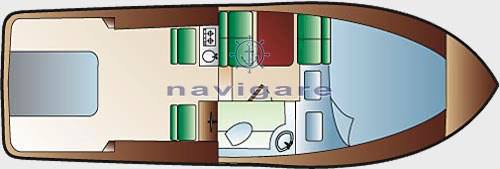 Dellapasqua Dc 7 sedan Barca a motore usata in vendita