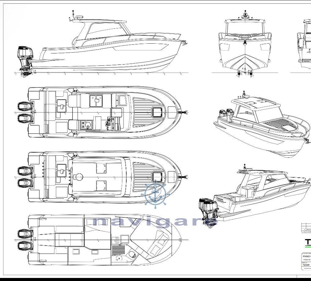 Tuccoli marine T295 sf montecristo ( pronta consegna ) motor boat