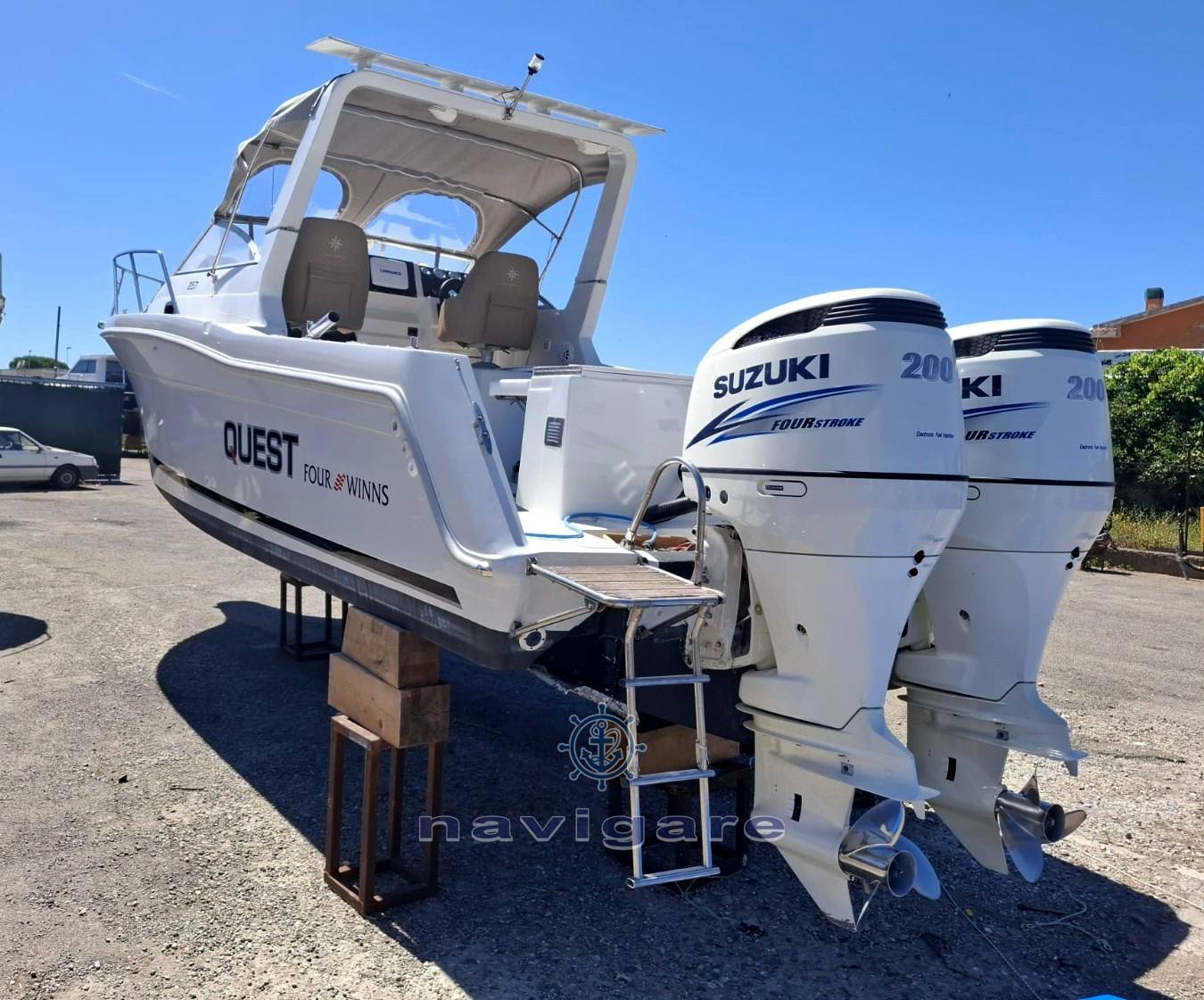 Four winns Quest 257 Motorboot gebraucht zum Verkauf