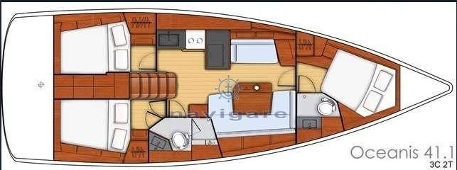 Beneteau Oceanis 41.1 usato
