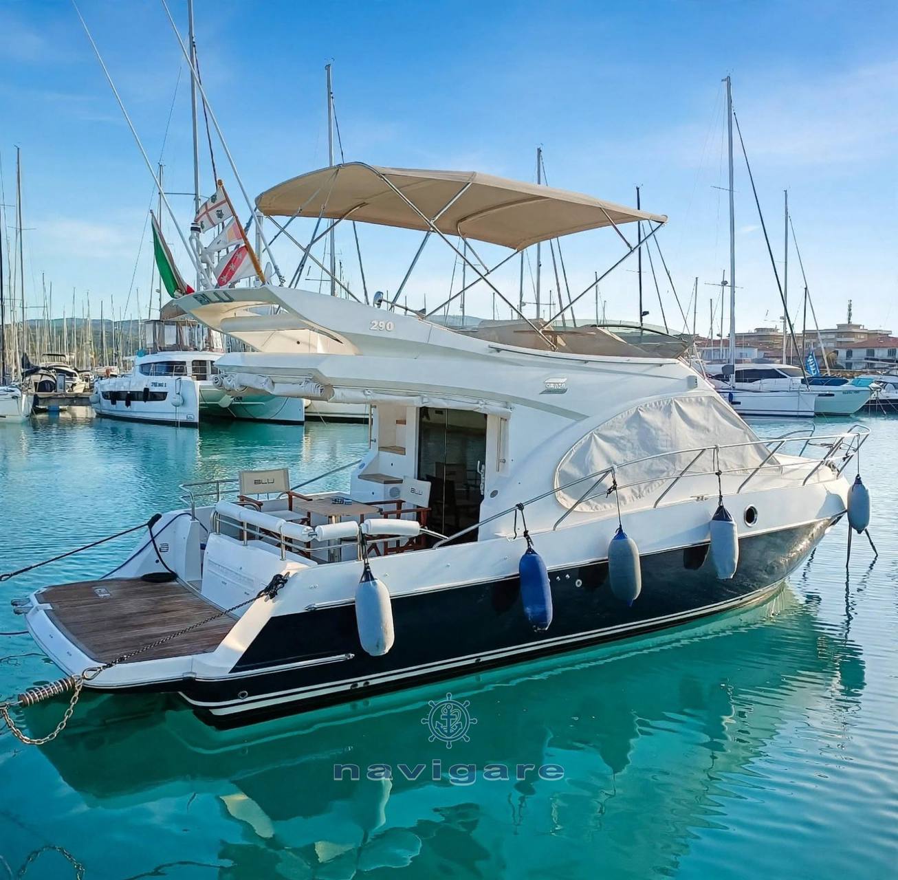 Galeon 290 fly barca a motore