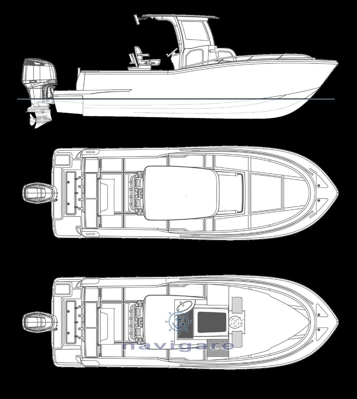 Tuccoli marine T250 capraia calarossa