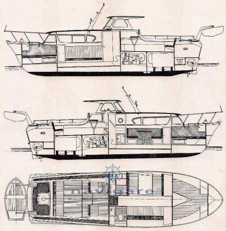 Italcantieri Bora 4 Motorboot