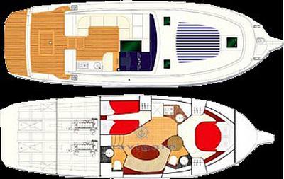 Cayman 43 wa Motorboot gebraucht zum Verkauf