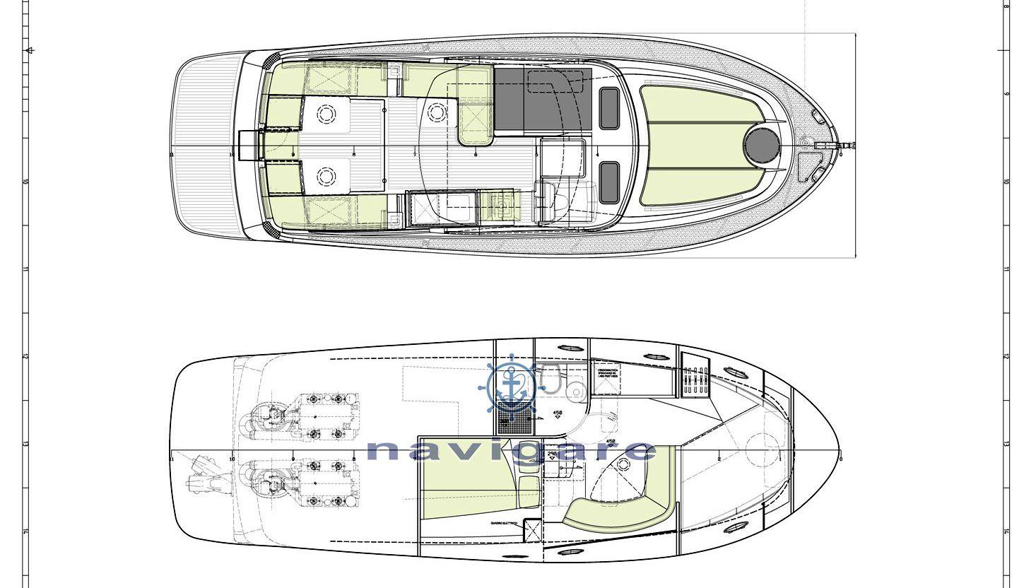 Austin parker Ap 36 open motor boat