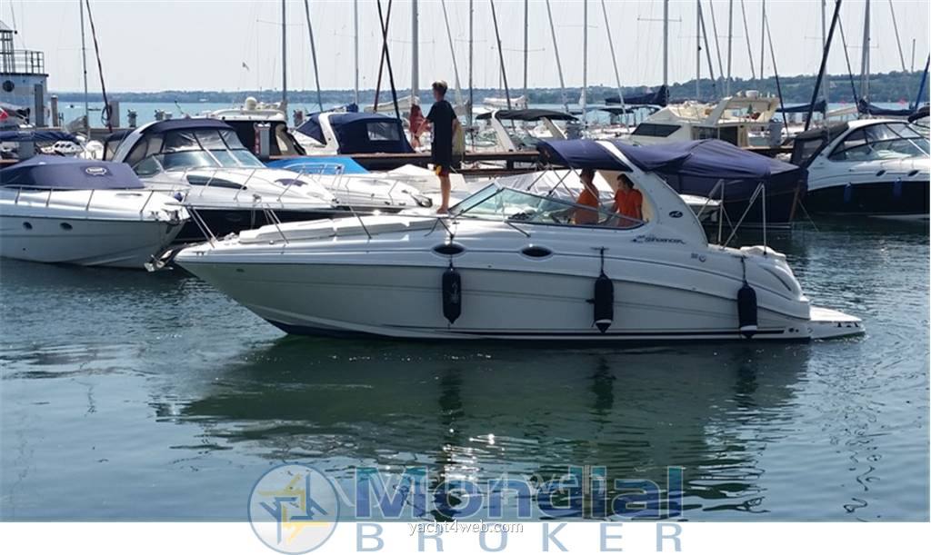 Noleggio rent sea ray Sundancer 315 con patente sul lago di garda