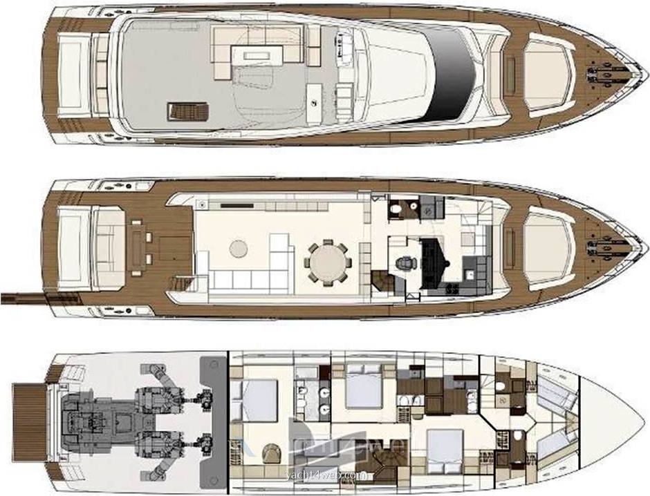 Ferretti yachts Ferretti 850 ht usato