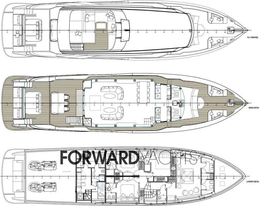 Amer yachts 96 sanremo