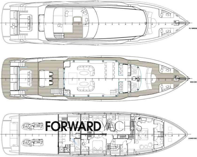 Amer yachts 96 sanremo