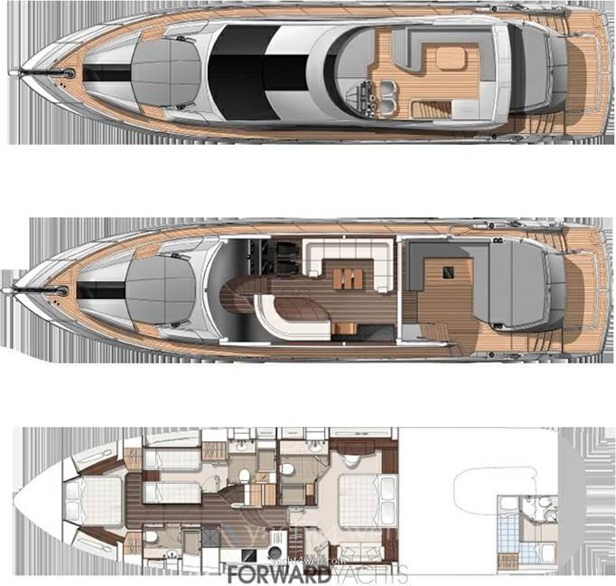 Sunseeker 68 sport yacht bateau à moteur