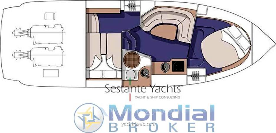 Cranchi Zaffiro 34 Моторная лодка используется для продажи