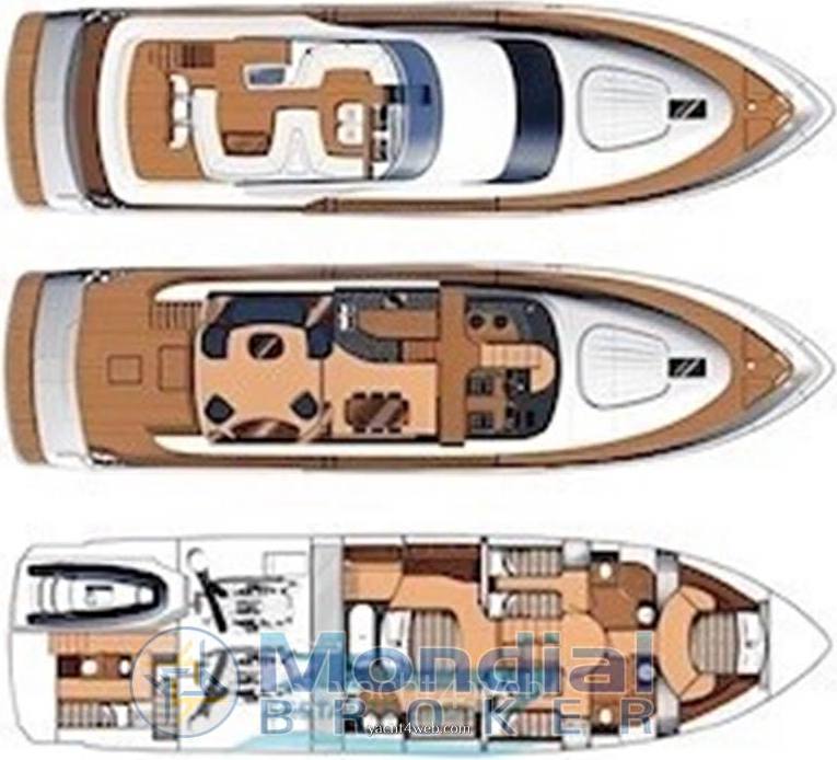 Fairline Squadron 74 barca a motore